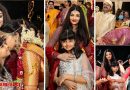 ऐश्वर्या राय बच्चन बेटी आराध्या संग अटेंड की अपनी कजिन सिस्टर की शादी ,सुर्ख लाल जोड़े में बला की खुबसूरत नजर आई बच्चन बहु