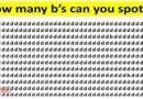 ‘d’ लेटर्स की भीड़ में कितने छिपे हुए हैं ‘b’ लेटर? 10 सेकेंड में ढूंढ लेंगे तो कहलाएंगे जीनियस