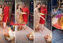 शादी के बाद ससुराल वालों के साथ हंसिका मोटवानी ने मनाई पहली लोहड़ी ,सामने आई बेहद खुबसूरत तस्वीरे