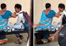 रेलवे स्टेशन पर बेटे को अपने हाथ से खाना खिलाती मां का वीडियो वायरल, मां का ये प्यार देख लोग हुए इमोशनल